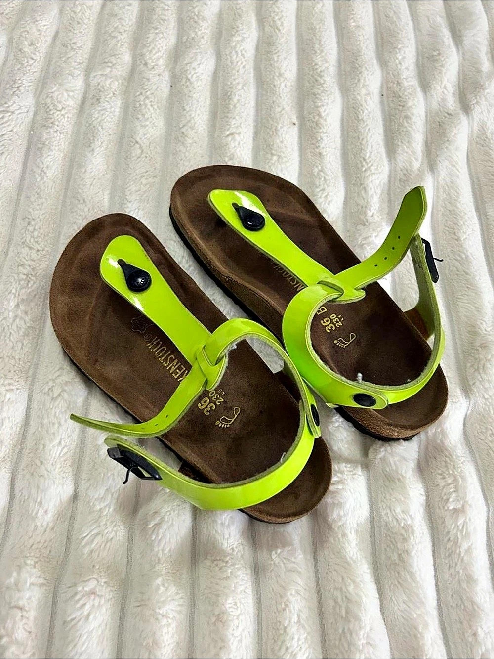 Birkenstock Kairo Green & Brown Sandals